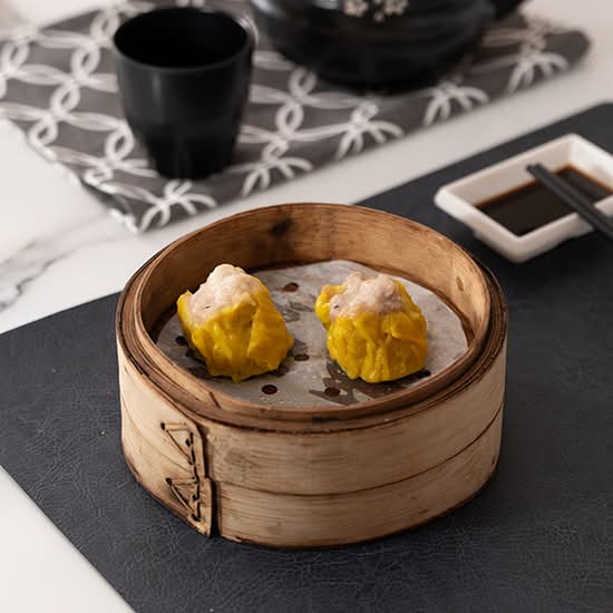 Shrimp and Crab Roe Siu Mai (4pcs) 皇牌鲜虾蟹黄烧卖 (4)(外卖)